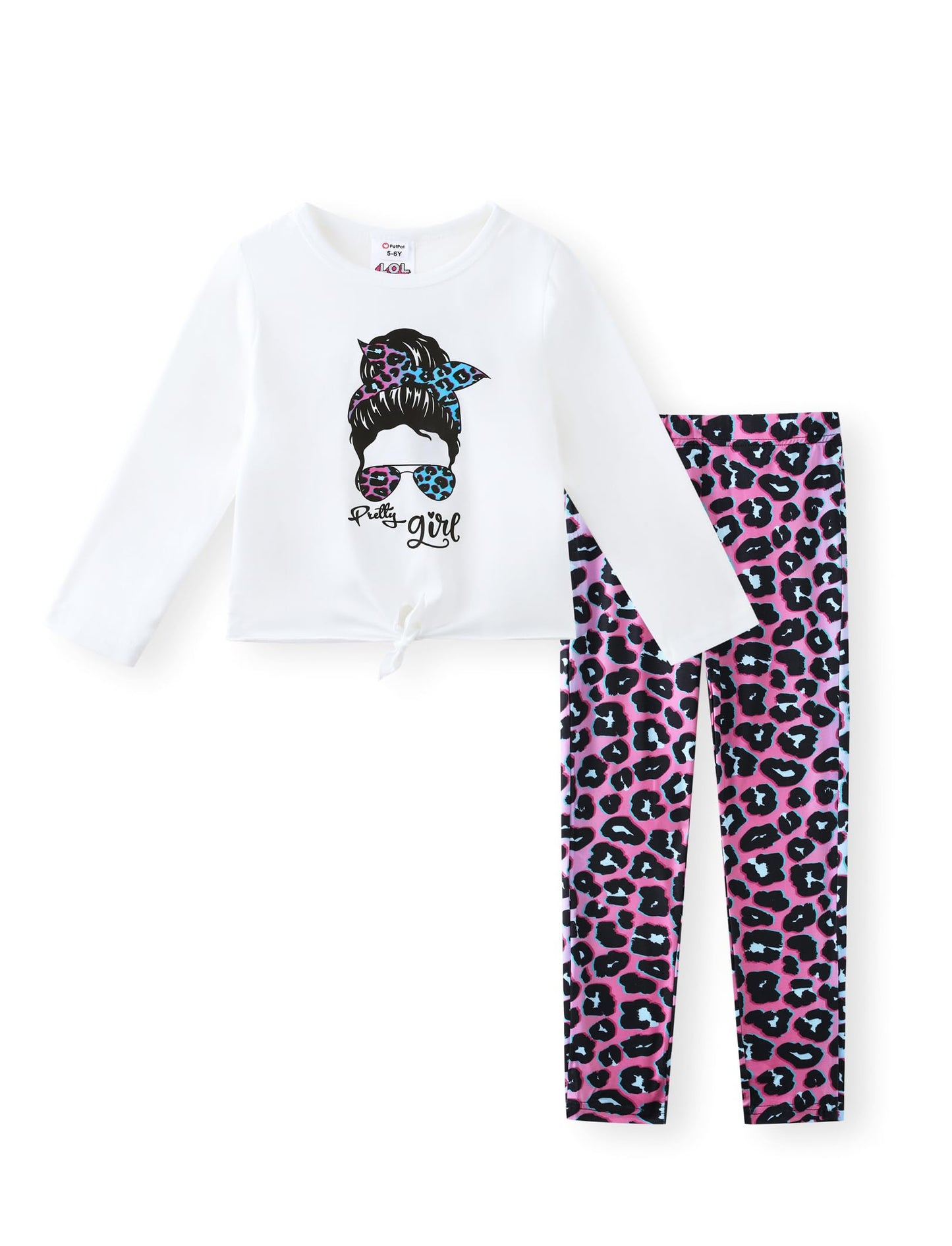 Girls Pant Sets 2 Piece Fall Outfits Tween Girl Clothing Trendy Clothes For Teen Girls Tween Girls Clothes Figure Graphic Pullover Print Pants Sets 6T Girls Clothes Pink And Blue 6-7 Years