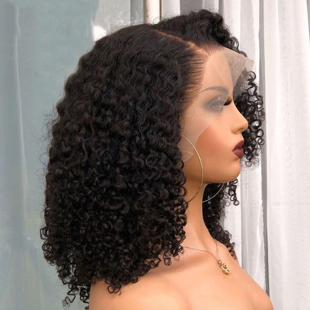 10A Short Brazilian Lace Front Bob Wig - Human Hair
