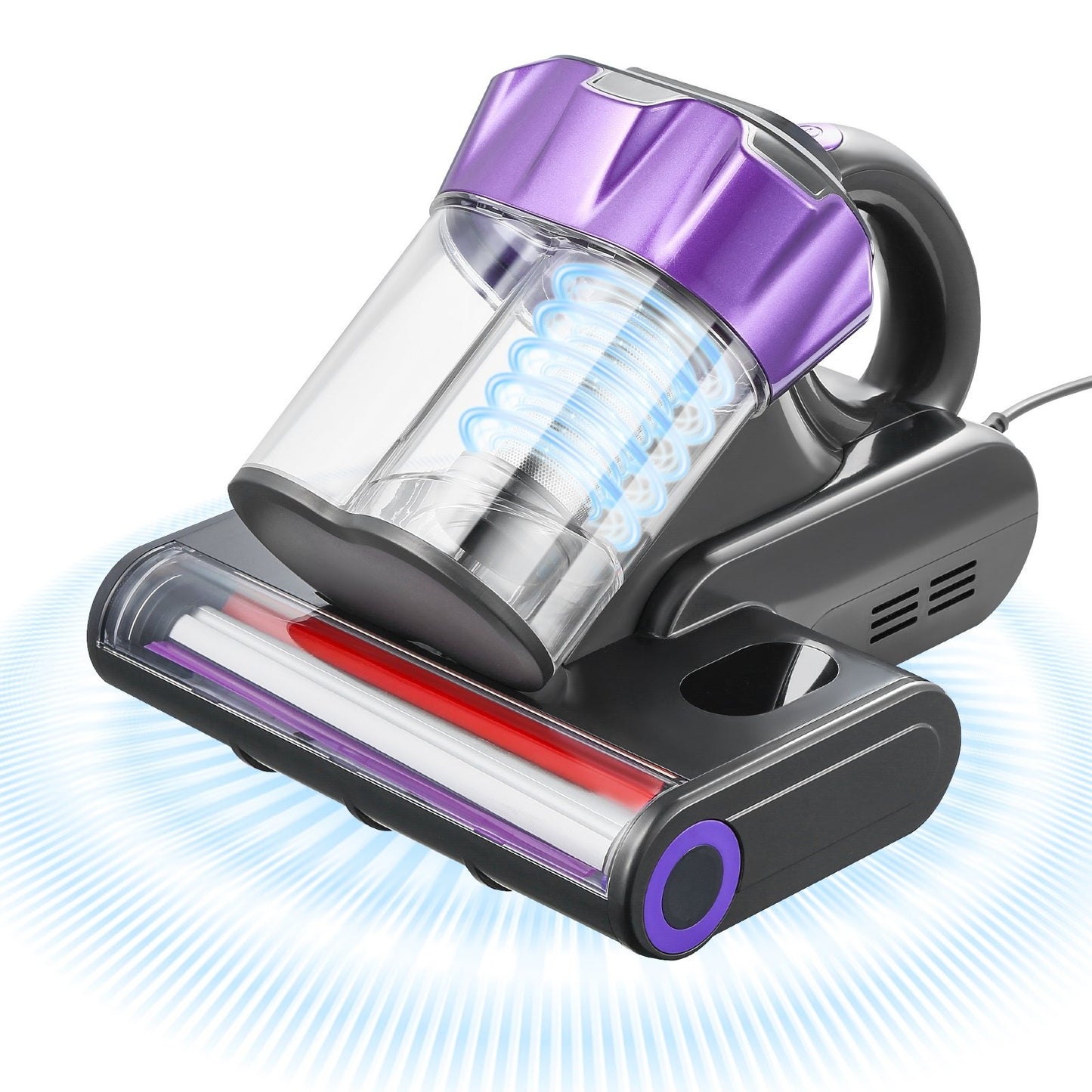 550W Mattress Vacuum Cleaner with HEPA Filter, Gray