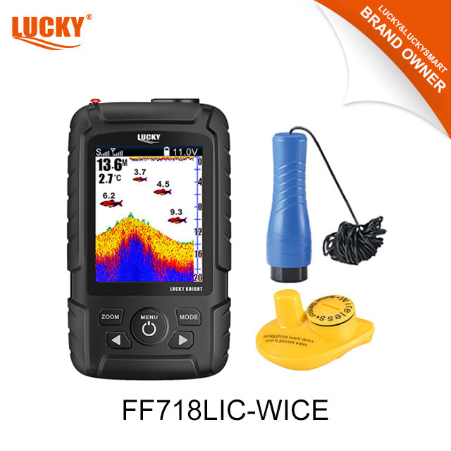 Lucky FF718LIC-W Ice Fishing Dual Probe Color Sonar
