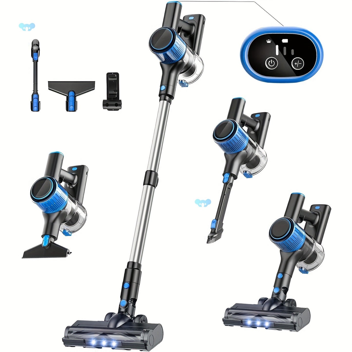 28Kpa Corded Vacuum Cleaner Stick 8-in-1