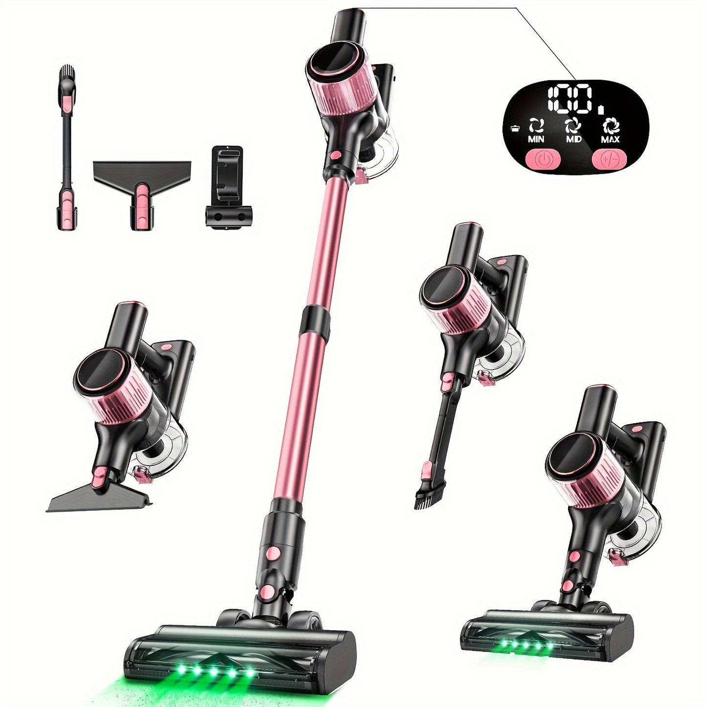 28Kpa Corded Vacuum Cleaner Stick 8-in-1